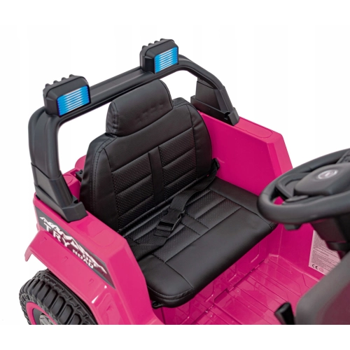 Pojazd Jeep Off Road MOUNTAIN na Akumualtor Różowy dla dziewczynki