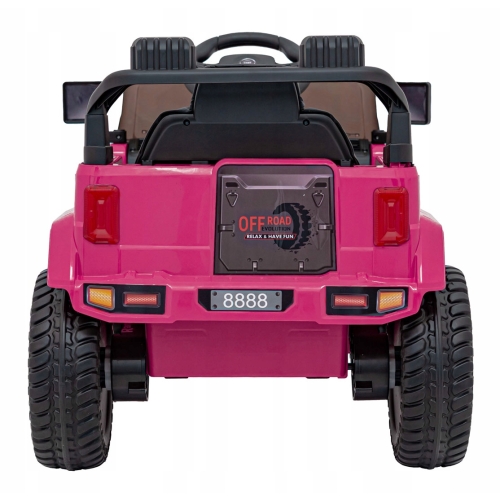 Pojazd Jeep Off Road MOUNTAIN na Akumualtor Różowy dla dziewczynki