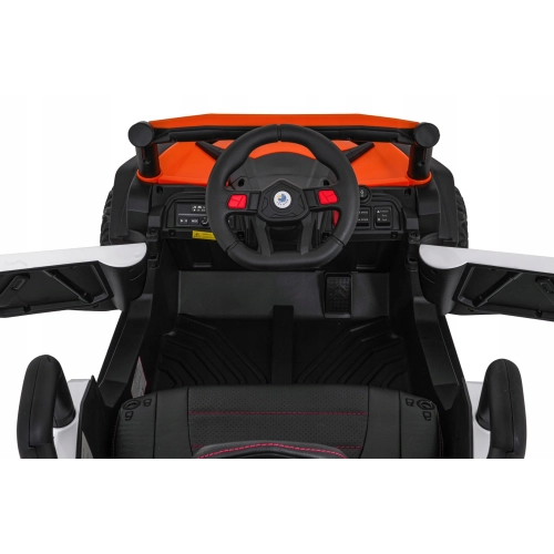 Pojazd Buggy Madman 4x4 UTV-MX Biały 12V10Ah Pilot