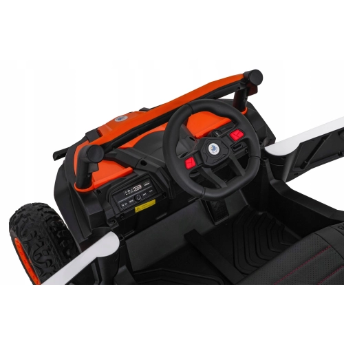 Pojazd Buggy Madman 4x4 UTV-MX Biały 12V10Ah Pilot