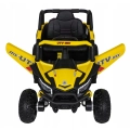 Pojazd Buggy Madman 4x4 UTV-MX Żółty 12V10Ah