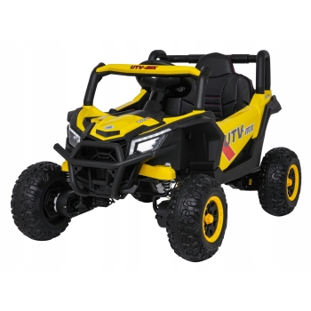 Pojazd Buggy Madman 4x4 UTV-MX Żółty 12V10Ah