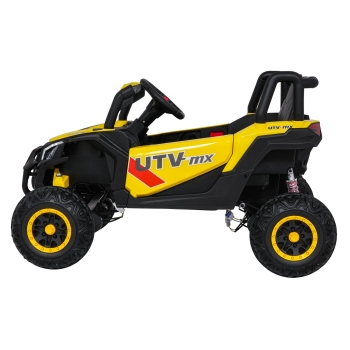 Pojazd Buggy Madman 4x4 UTV-MX Żółty 12V10Ah