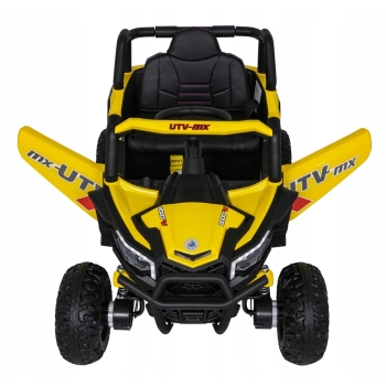 Pojazd Buggy Madman 4x4 UTV-MX Żółty 12V10Ah