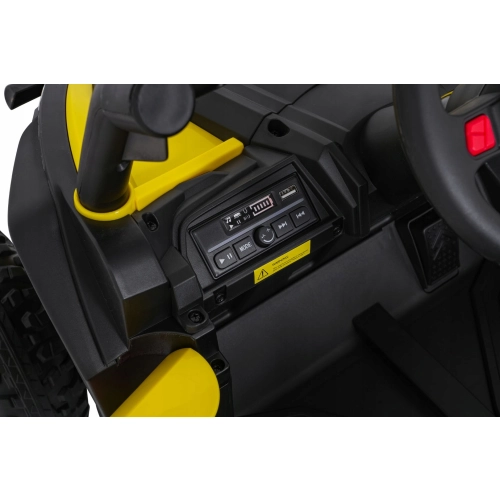 Pojazd Buggy Madman 4x4 UTV-MX Żółty 12V10Ah