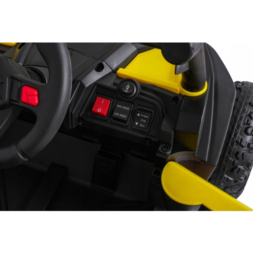 Pojazd Buggy Madman 4x4 UTV-MX Żółty 12V10Ah