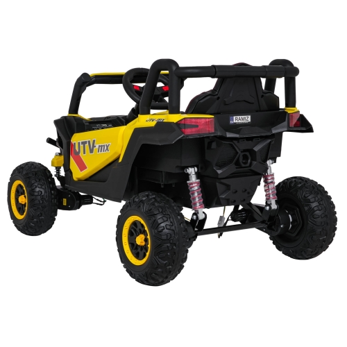 Pojazd Buggy Madman 4x4 UTV-MX Żółty 12V10Ah