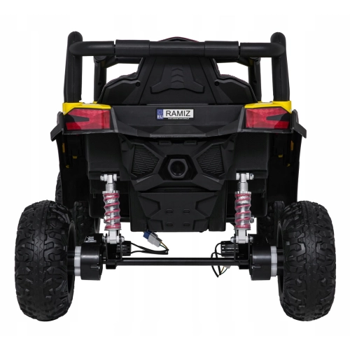 Pojazd Buggy Madman 4x4 UTV-MX Żółty 12V10Ah