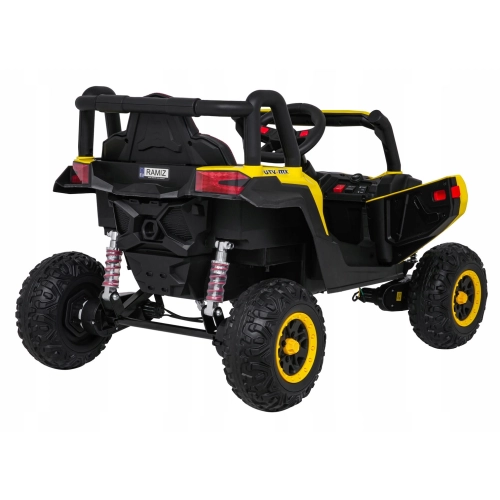 Pojazd Buggy Madman 4x4 UTV-MX Żółty 12V10Ah