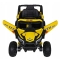 Pojazd Buggy Madman 4x4 UTV-MX Żółty 12V10Ah