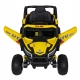Pojazd Buggy Madman 4x4 UTV-MX Żółty 12V10Ah