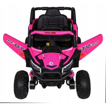Pojazd Buggy Madman 4x4 UTV-MX Różowy 12V10Ah Pilot