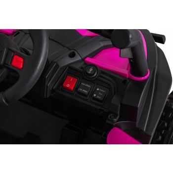 Pojazd Buggy Madman 4x4 UTV-MX Różowy 12V10Ah Pilot