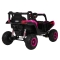 Pojazd Buggy Madman 4x4 UTV-MX Różowy 12V10Ah Pilot