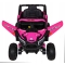 Pojazd Buggy Madman 4x4 UTV-MX Różowy 12V10Ah Pilot
