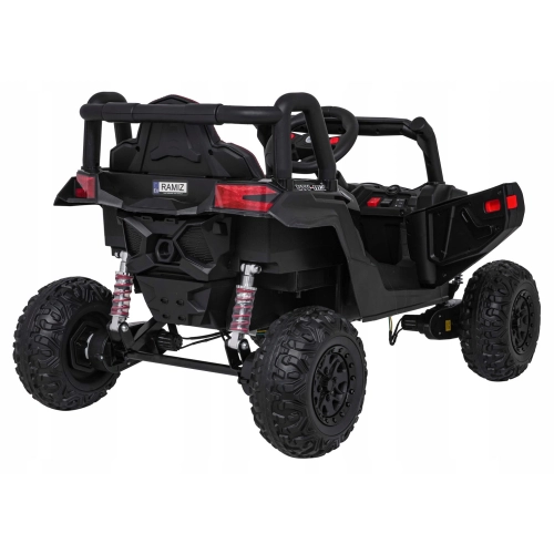 Autko Buggy Madman 4x4 UTV-MX Czarny 12V10Ah Pilot