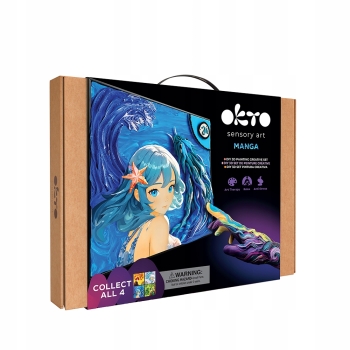 Obraz 3D MANGA 30x40 cm Woda Masa Plastyczna Okto OKT9366