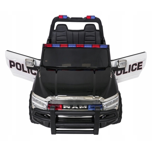 Autko Policja dla dzieci Ram 3500 Radiowóz Czarny