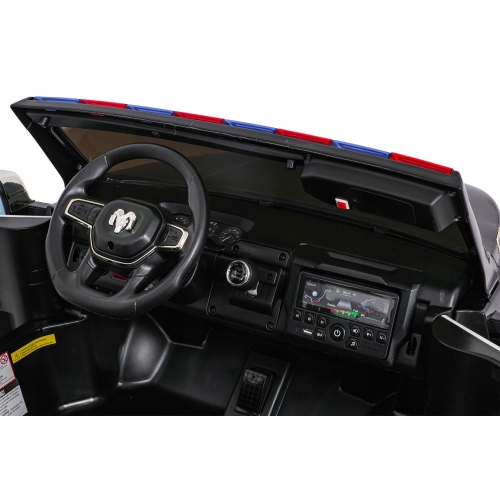 Autko Policja dla dzieci Ram 3500 Radiowóz Czarny