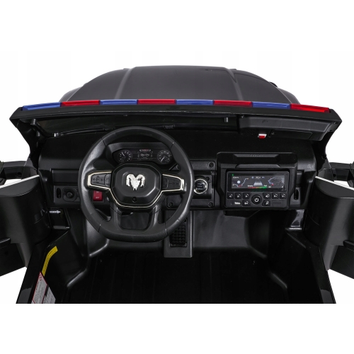 Autko Policja dla dzieci Ram 3500 Radiowóz Czarny