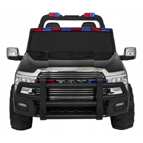 Autko Policja dla dzieci Ram 3500 Radiowóz Czarny