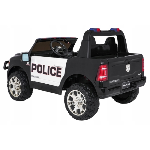 Autko Policja dla dzieci Ram 3500 Radiowóz Czarny