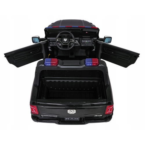 Autko Policja dla dzieci Ram 3500 Radiowóz Czarny