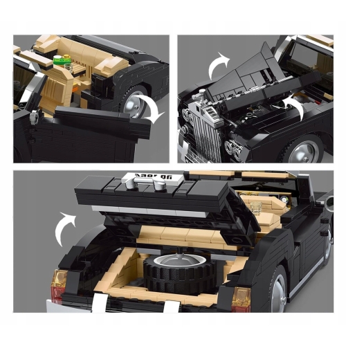 Samochód Retro 1096 el. zestaw klocków Klocki konstrukcyjne  ZKL.10006