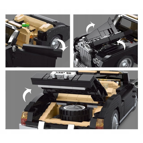 Samochód Retro 1096 el. zestaw klocków Klocki konstrukcyjne  ZKL.10006