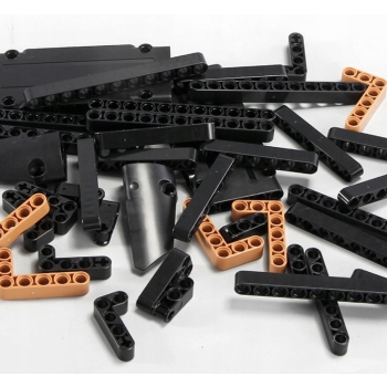 Kreatywny Zestaw Klocków Auto Terenowe Pojazd 1722el. Czarny 13068