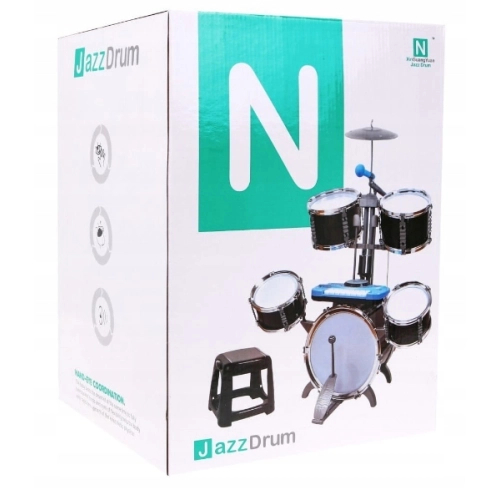 Duża Perkusja dla dzieci z Keyboardem 586-299