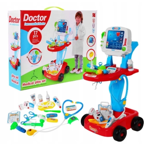 Zestaw Wózek Małego Lekarza Doktor EKG 660-46