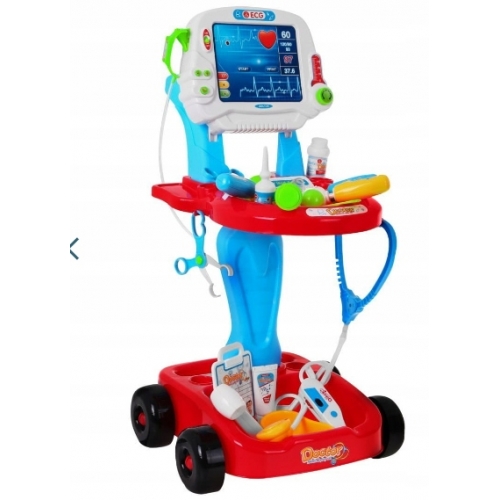Zestaw Wózek Małego Lekarza Doktor EKG 660-46