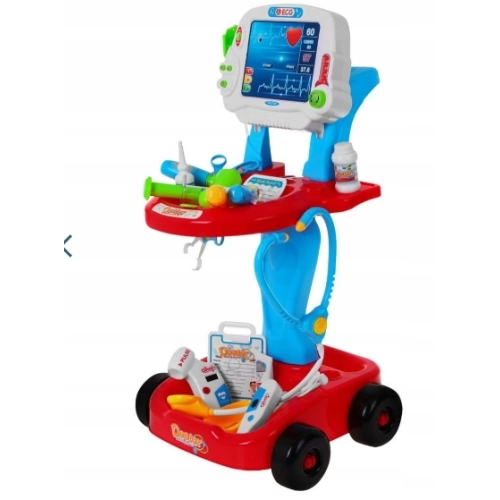 Zestaw Wózek Małego Lekarza Doktor EKG 660-46