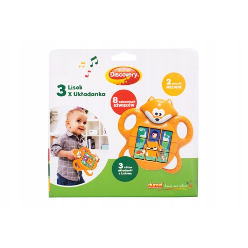 DUMEL Discovery Układanka 3 x Lisek DD74130