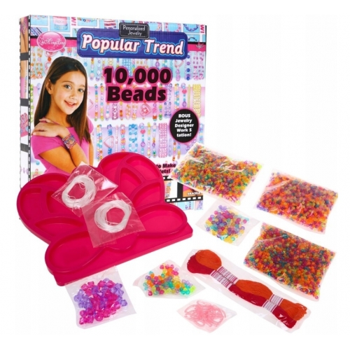 Zestaw 10000 szt. Koralików Biżuteria Bransoletki  ZKP.11309