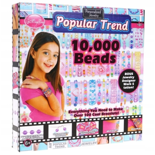 Zestaw 10000 szt. Koralików Biżuteria Bransoletki  ZKP.11309