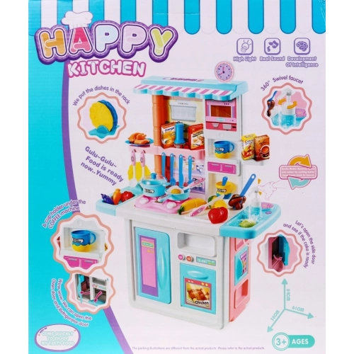 Kuchnia dla dzieci Kran Fartuch Czapka dzwięki  688-1