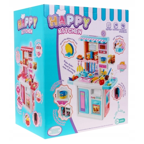 Kuchnia dla dzieci Kran Fartuch Czapka dzwięki  688-1