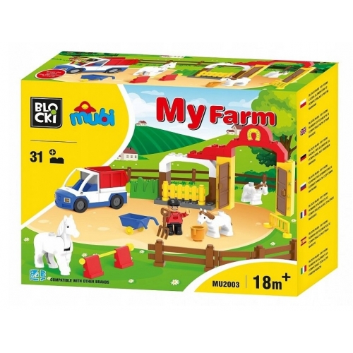 klocki dla dzieci Farma Mubi MU2003