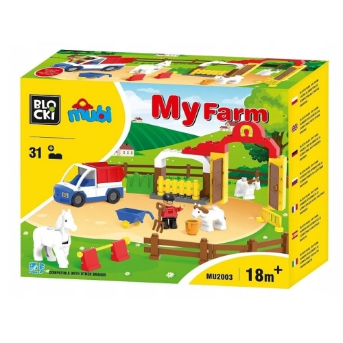 klocki dla dzieci Farma Mubi MU2003
