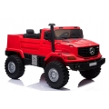 Auto na akumulator Mercedes Zetros 2x60w Czerwony BDM0916