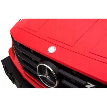 Auto na akumulator Mercedes Zetros 2x60w Czerwony BDM0916