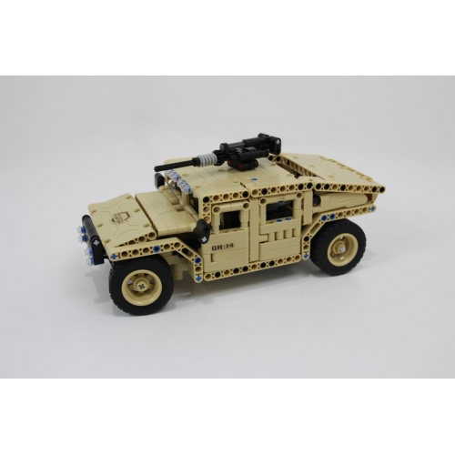 klocki konstrukcyjne GEARBLOX Wojskowy Samochód RC 8014