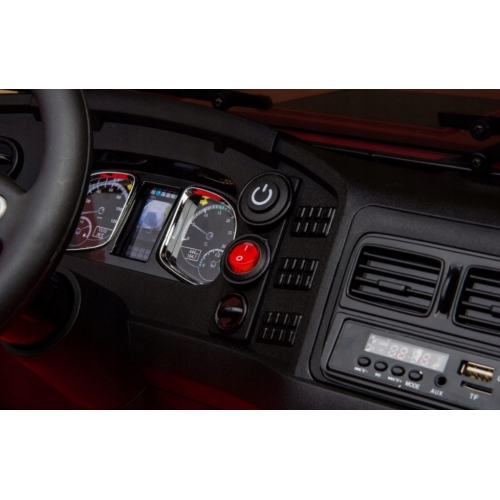 Auto na akumulator Mercedes Zetros 2x60w Czerwony BDM0916