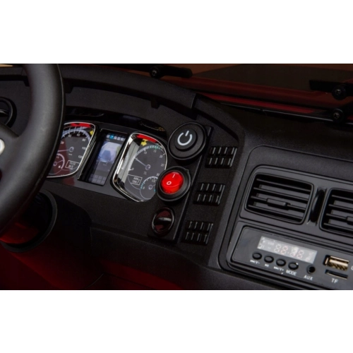 Auto na akumulator Mercedes Zetros 2x60w Czerwony BDM0916