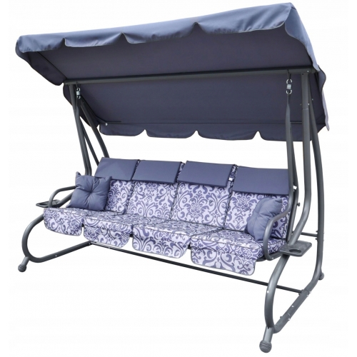 Huśtawka Ogrodowa szara pattern 8078