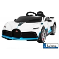 Pojazd na akumulator Bugatti Divo Biały HL338