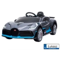 Pojazd na akumulator Bugatti Divo Szary HL338