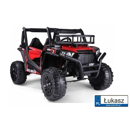 Dwuosobowy Pojazd Buggy UTV na akumulator 24V Czerwony JS360B.CR